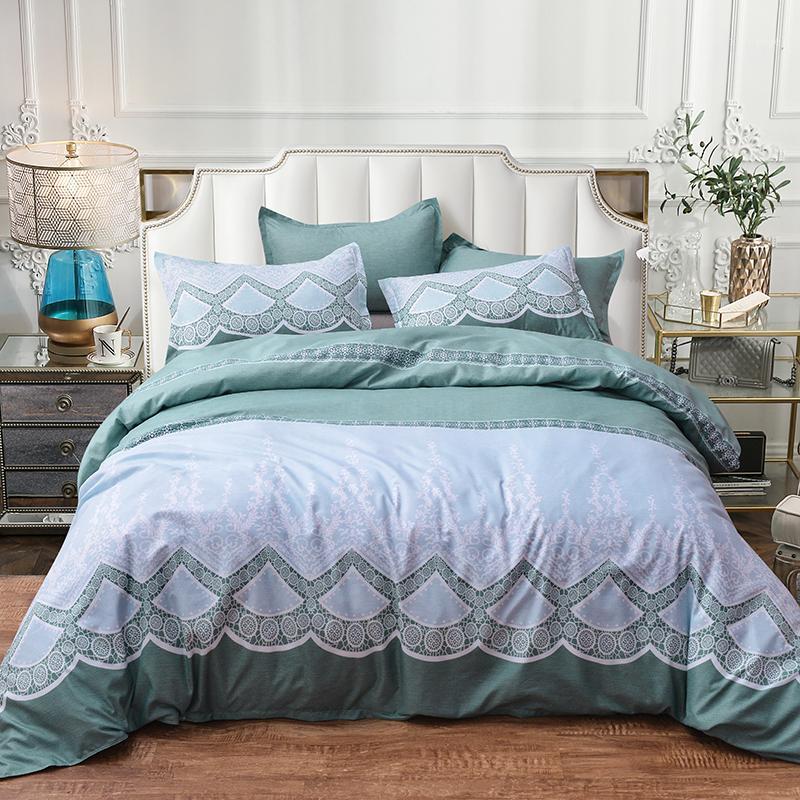 

Beautiful Printed Duvet Cover Set 3pcs 2pcs Adult Bedding Set Quilt Cover Sheet Pillowcase King Queen Size No Fillers1, Gray