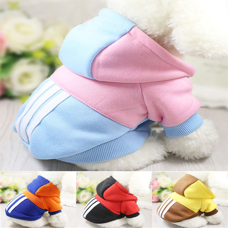 

Dog Clothing Winter Cotton Clothes Pets Jacket Vest Casual Hooded Coat For Small Medium Dogs Clothes Cat Dachshund Yorkie Outfit, Pink dog clothes