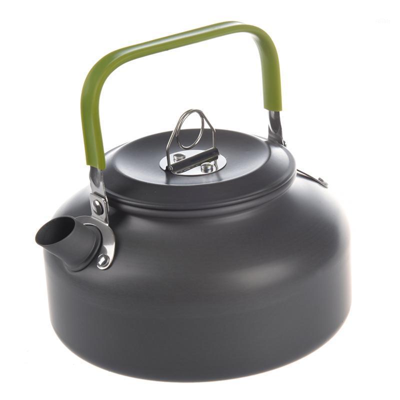 

0.8L Portable Ultra-light Outdoor Hiking Camping Survival Water Kettle Teapot Coffee Pot Anodised Aluminum1