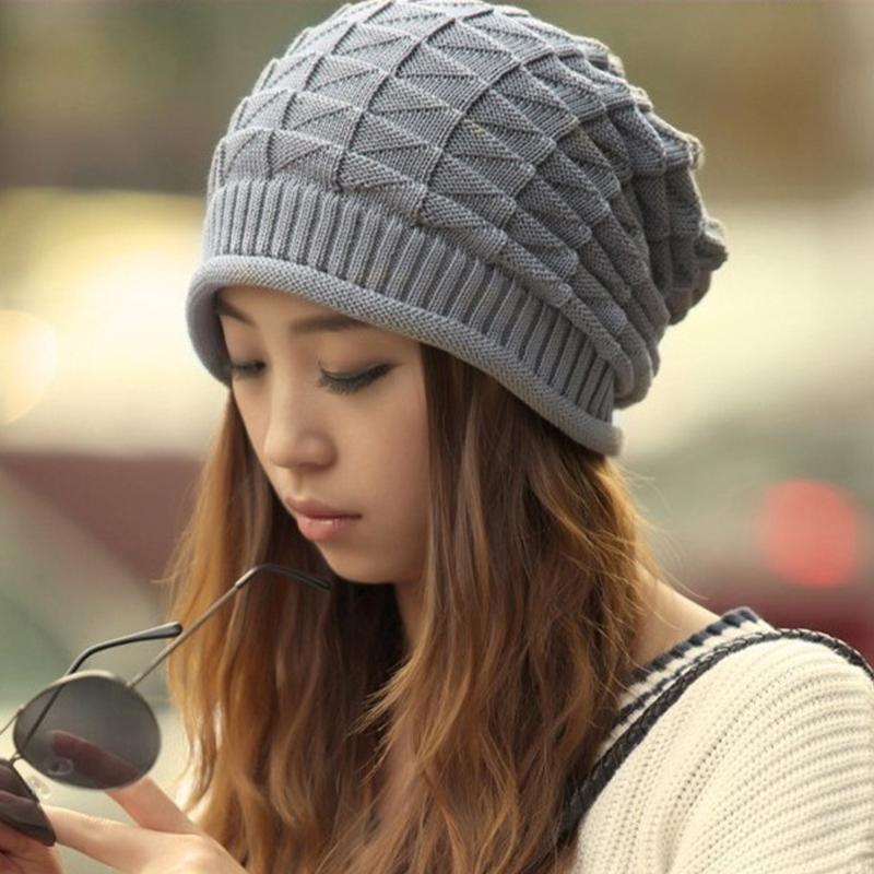 

New Korean Winter Hats For Women Men Bonnet Oversized Slouch Twist Hat Thick Warm Caps Mens Casual Knitted Beanie Cap