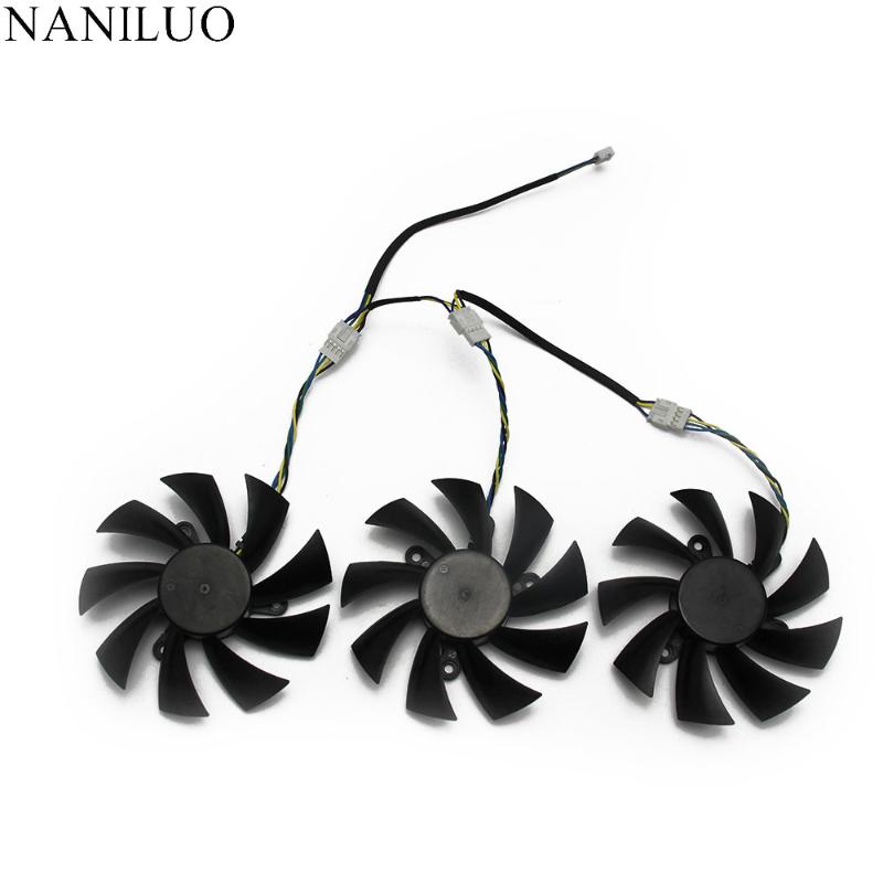 

87MM PLA09215B12H VEGA56 VEGA64 For DATALAND POWERCOLOR Radeon RX Vega 56 64 Red Devil Graphics Card Cooling Fan