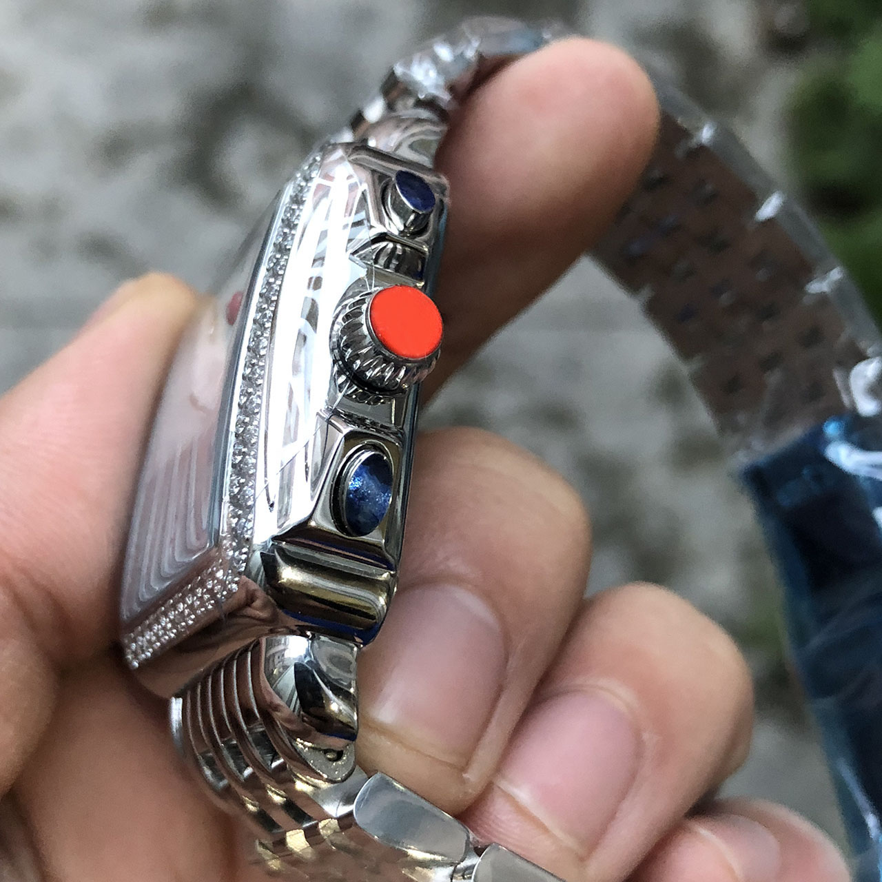 

3 colour Watch Signature DECO Diamonds MOP Shell Dial Diamond Mark Quartz Movement Watch Women's MWW06P000099 Lady Watches 33mm, Silver