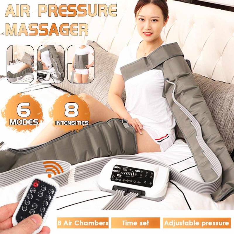 

3 Modes Air Chambers Leg Compression Massager Vibration Infrared Therapy Arm Waist Pneumatic Air Wraps Relax Pain Relief Massage