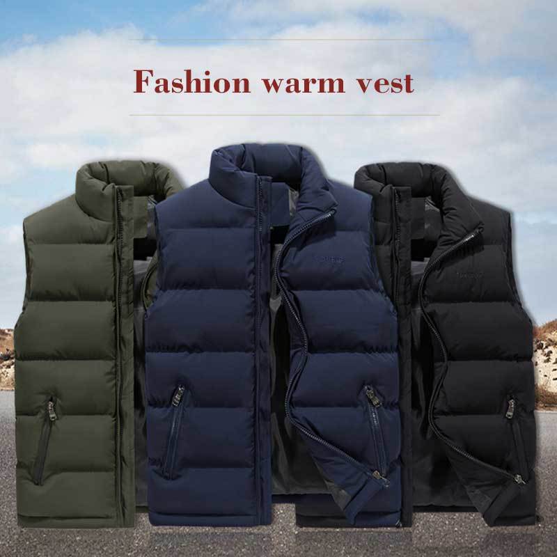 

2020 Winter Down 6xl Male Vest Gilet Canada Plus Size New Hot Furnace Washable Sleeveless Warm Coat Homme Bodywarmer Jacket, Army green.
