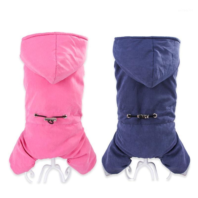 

Dog Clothes Winter #6 Sizes Pet Dog Jumpsuit Warm Coat Jacket For Small Dogs Chihuahua PINK/NAVY BLUE Dogs Pets Clothing Romper1