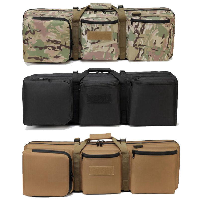 

Nylon Gun Holster Pouch M4 Tactical Gun Carry Case 85cm Gun Shoulder Backpack Bag Hunting Rifle Airsoft Outdoor Sport Bag J1209, Black