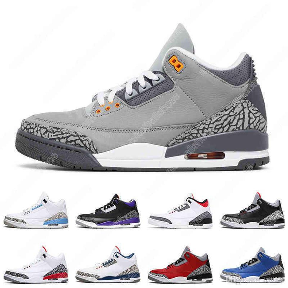 

High Quality Racer Blue 3 3S Basketball Shoes Mens Cool Grey A Ma Maniere 9s UNC Fragment Knicks Court Purple SEOUL Black Cement Pure White AS NRG Traine Sneakers