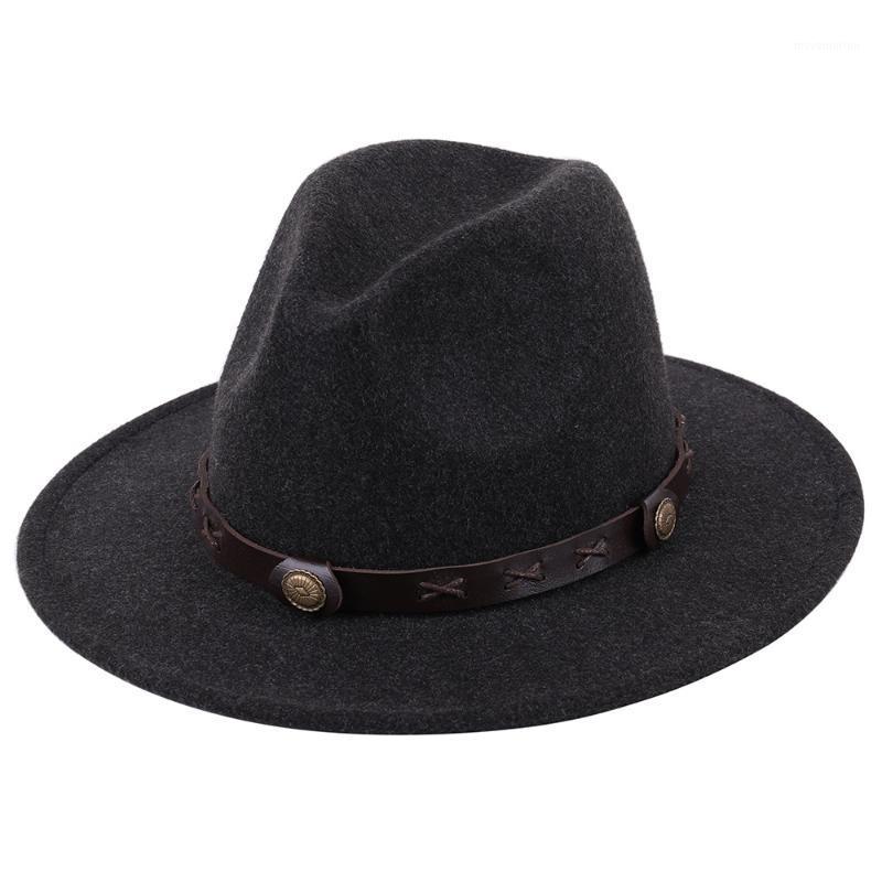 

Flat eaves woolen hat men and women couple hat simple Jazz fashion1, Orange