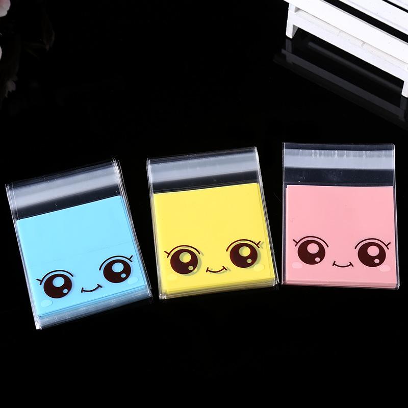 

100PCS/SET Cartoon Gift Bags Party Cookie Packaging Self-adhesive Plastic OPP Package for Biscuits Candy Wrapping Supply