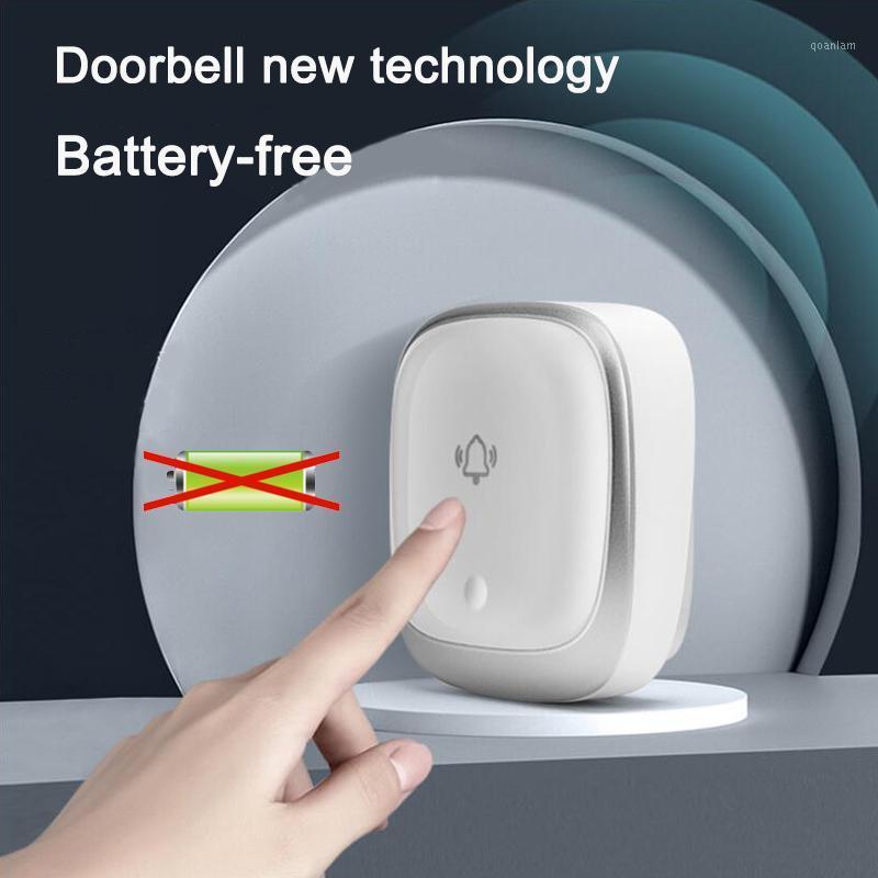 

Wireless Waterproof Doorbell Battery-free Smart Doorbell Home Security Welcome Wireless 38 chime Button Door Bell1