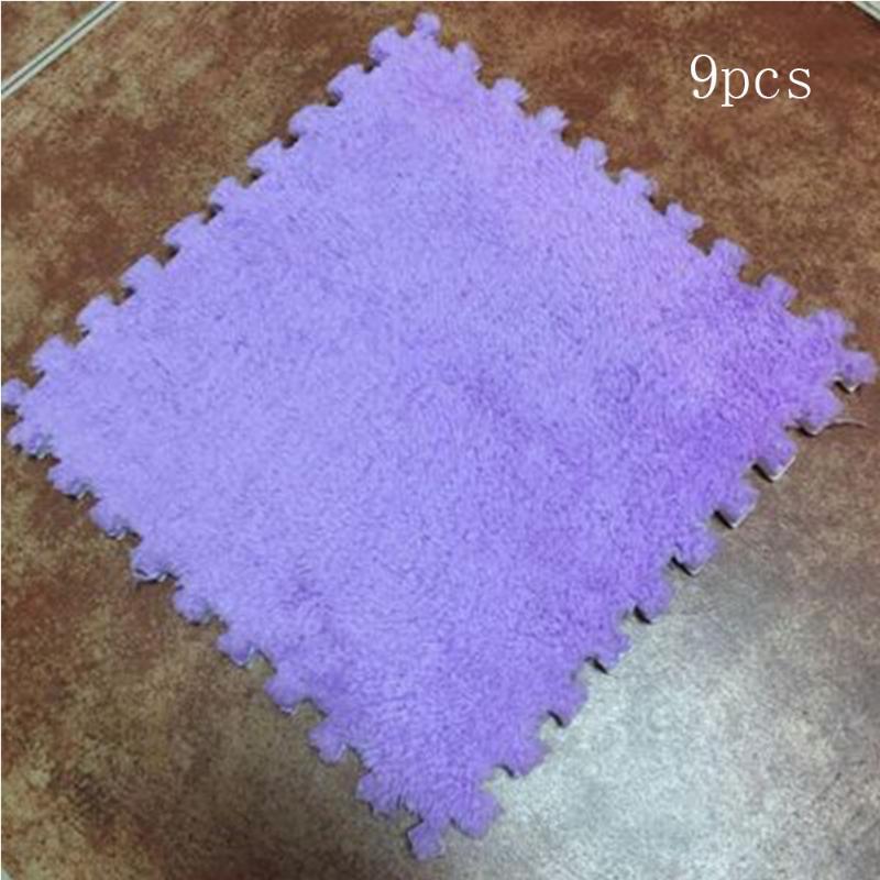 

Thick Non Slip Waterproof Thermal Insulation Crawling Splicing EVA Foam Living Room Bedroom Stitching Floor Mat, Pink