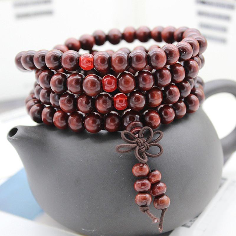 

Accessories Stylish Decoration Travel Gift Tibetan Buddhist Chinese Knot Jewelry Prayer Bead Handmade Women Bracelet