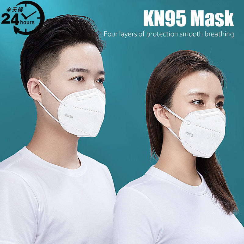 

KN95 Face Masks Disposable Non-woven For Women Men Fabric Dustproof Windproof Respirator Anti-Fog Dust-proof Outdoor Masks CONFORMITE EUROPE