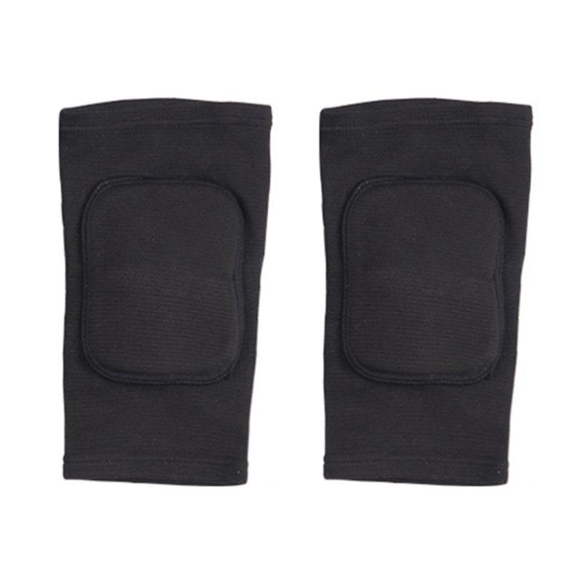 

2pcs Exercise Sponge Knee Pads Fitness Training Knee Support Sport Gym Pad Safety Support Squat Protectors (Size, Black