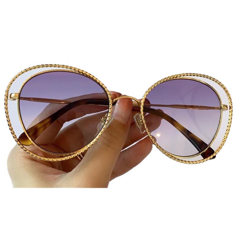 

2021 Metal Classic Vintage Women Sunglasses Design Glasses Female Driving Eyewear Masculino UV400