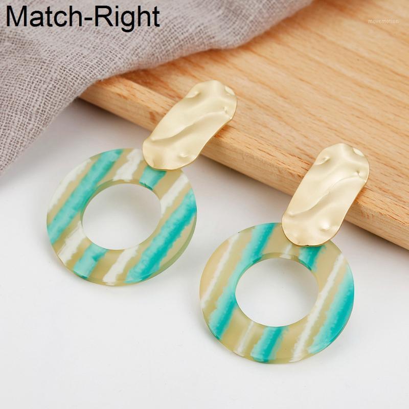 

Match-Right Trendy Earrings for Women/Statement/Long/Big/Korean/Round/Acrylic/Drop/Women Earrings Pendant Jewelry female sp6211