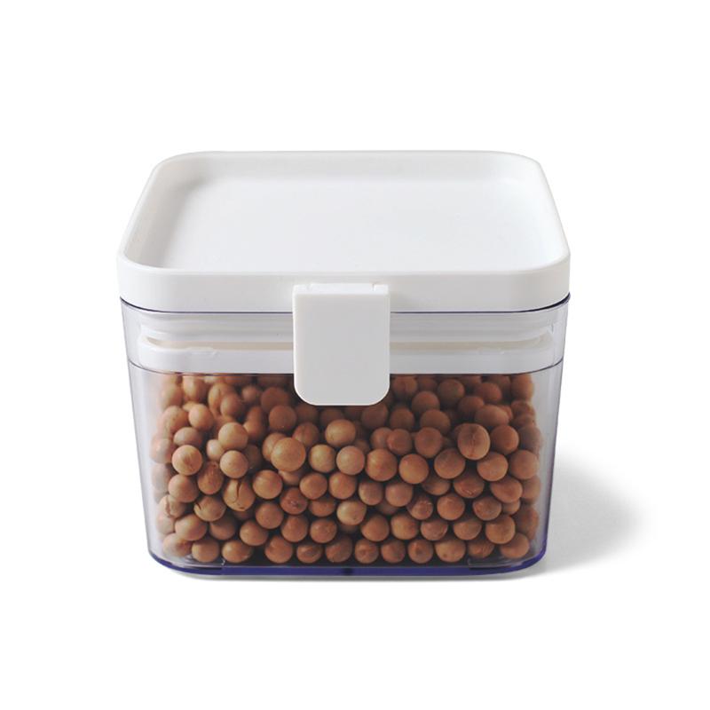 

Plastic Airtight Container Sealing Storage Canister with Lid Cereal Seasoning Jar Sealed Flour Tank Kitchen Supply