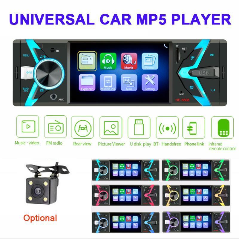 

Universal Car Multimedia Player MP5 1 Din FM Radio Stereo Support Hands-Free Bluetooth Mirror Link USB SD AUX Reversing Camera1