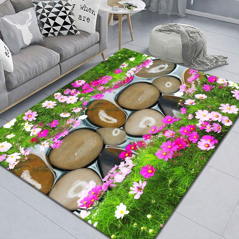 

European Style 3D printing Long Carpets For Stairway Hallway Carpet Nordic Home Corridor Mats Aisle Rug Kids Room play Area Rugs