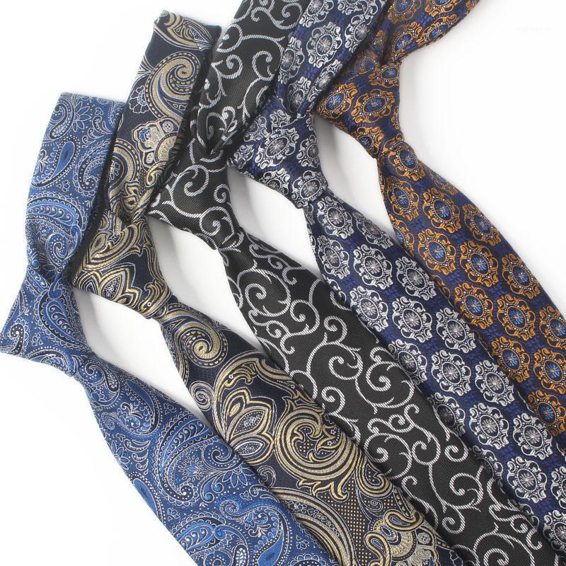 

Brand New Business Retro Men's Tie Italian Style Paisley Floral Neck Ties Fashion Casual Dress Suit 7CM Necktie Gift Box D321