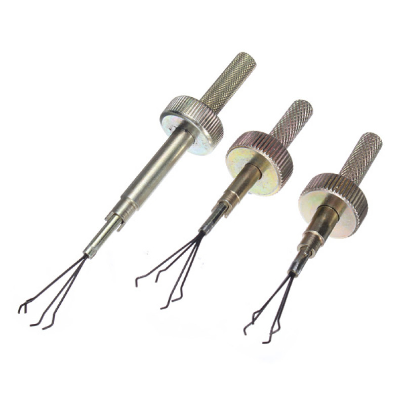 

High Quality 3pcs Stainless Steel Adjustable Cross Lock Pick Set Locksmith Tools