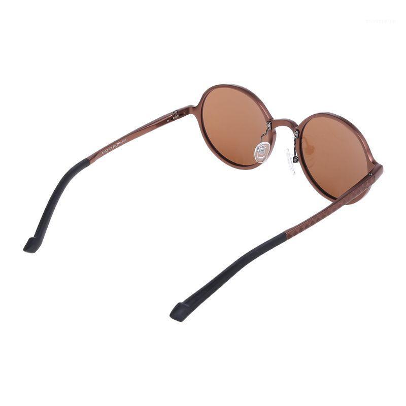 

Retro Aluminium Magnesium Polarized Sunglasses Round Mirror Male Female Driving Outdoor Sun Glasses Eyewear 85WB1