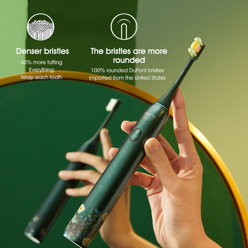 SOOCAS X3U Van Gogh Electric Toothbrush Sonic Tooth Brush Ultrasonic Automatic Upgraded Type-c Fast chargeable Adult Waterproof 201114-image-635195521