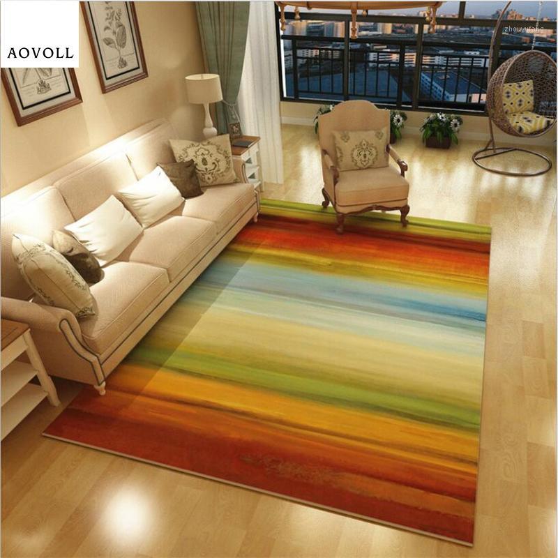 

Carpets AOVOLL Colorful Delicate For Living Room Bedroom Kid Rugs Home Carpet Floor Door Mat Decorate House Large Area Rug