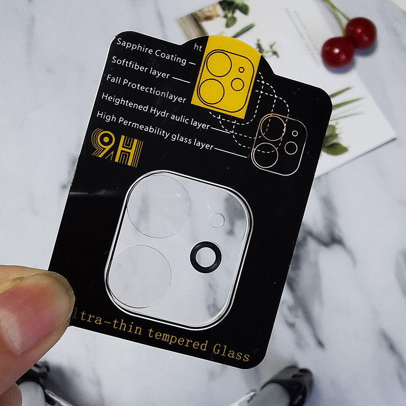 

Phone Lens Screen Protector For iphone 12 Mini 11 Pro MAX Rear Case 3D Transparent Scratch-Resistant Back Camera Tempered Glass Film Cover