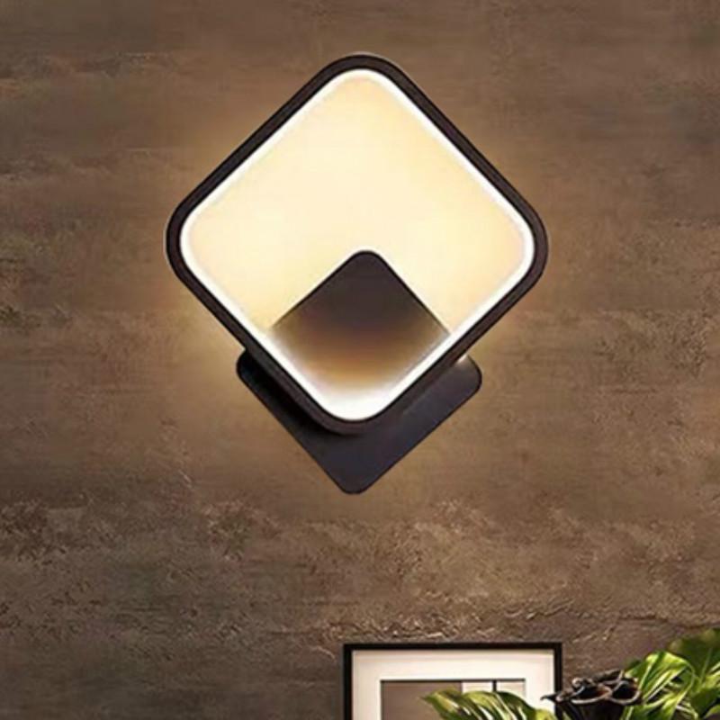 

Bedroom Nordic modern minimalist living room background wall bedside lamp personality creative LED aisle staircase lamp LB100916
