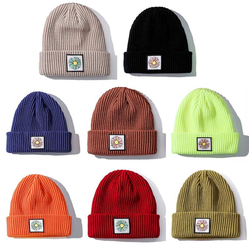 

Winter Korean Beanie Cap New Candy Color Casual Hip Hop Hat Cotton Warm Elastic Knitting Hats for Women, Bk