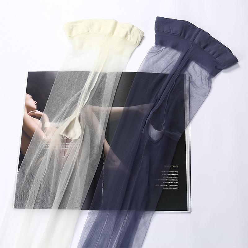 

2020 New 0D Sexy Breathable Tights Transparent Women Pantyhose Ultra-thin Nylon Tights Clear Female Stretchy Stockings T Crtoch, Black