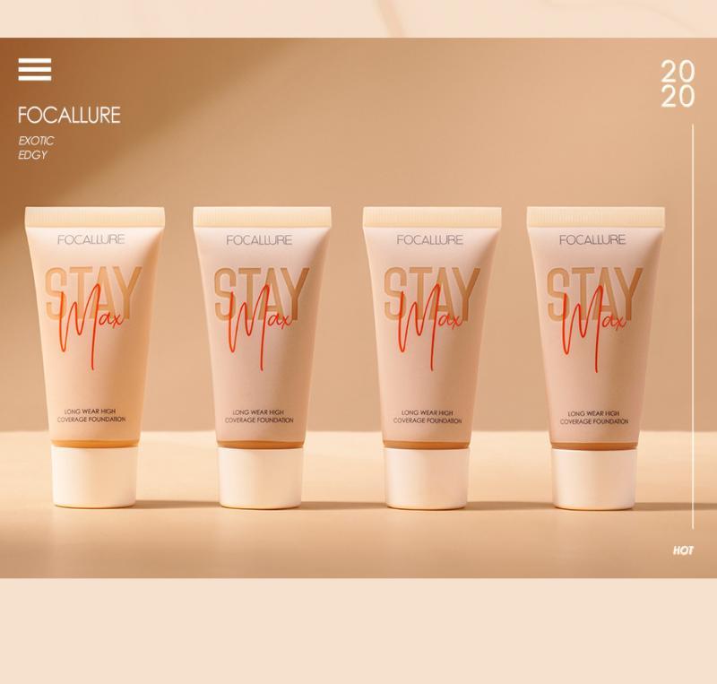 

Pore-Blurring Matte Foundation Base Makeup Face Oil-control Cosmetics Lightweight MaFinish Foundation Concealer & Base, Chocolate