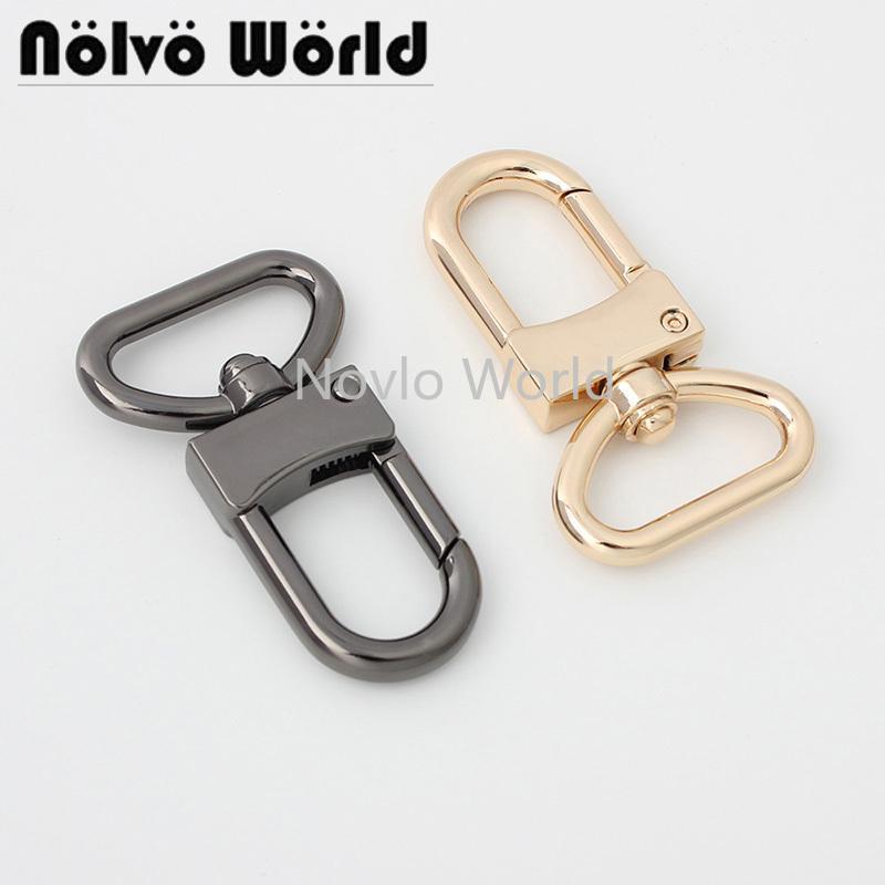 

5-20-100 pieces 4 colors 57*25mm 1" Metal Purse Clasp Bag Snap Hooks Luggage Tag Lobster Clasp For Bag Making1