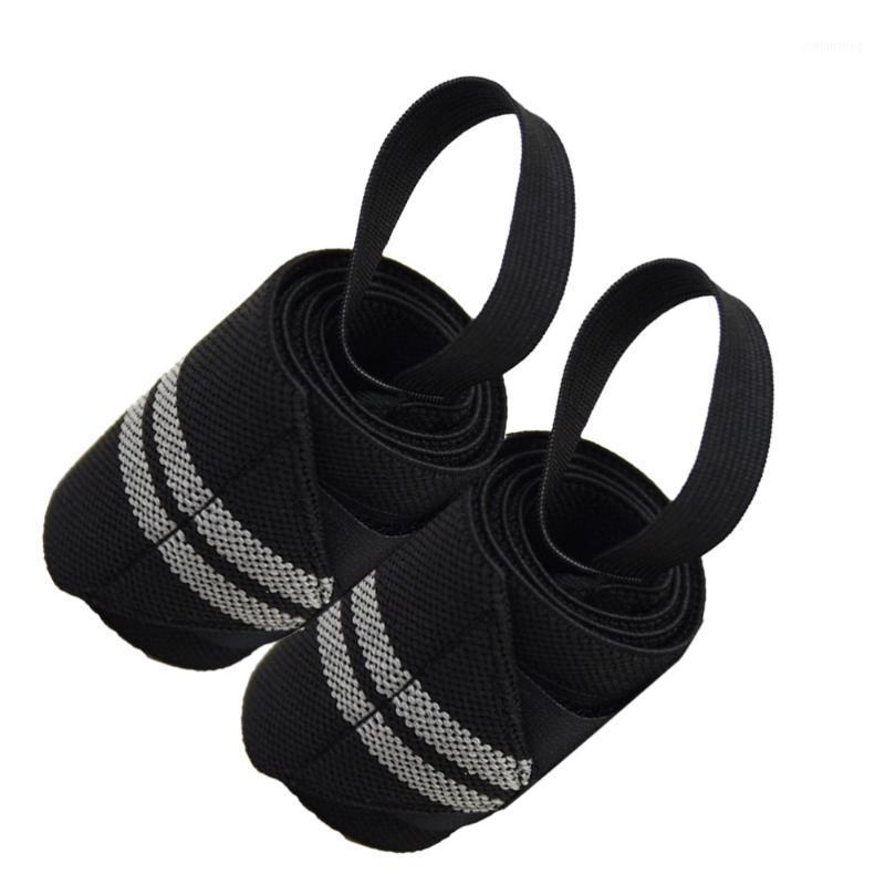 

2PCS Outdoor Sports Wrist Pad Bandage Wristbands Wristguard Adjustable Fitness Wrist Support Hand Protector (Black)1