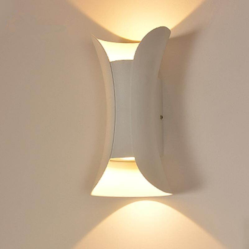

2head 14W CREE COB Outdoor Lamp Wall Sconces LED IP67 Garden Light Bathroom Lighting Wall Lamp LED UP Down Light