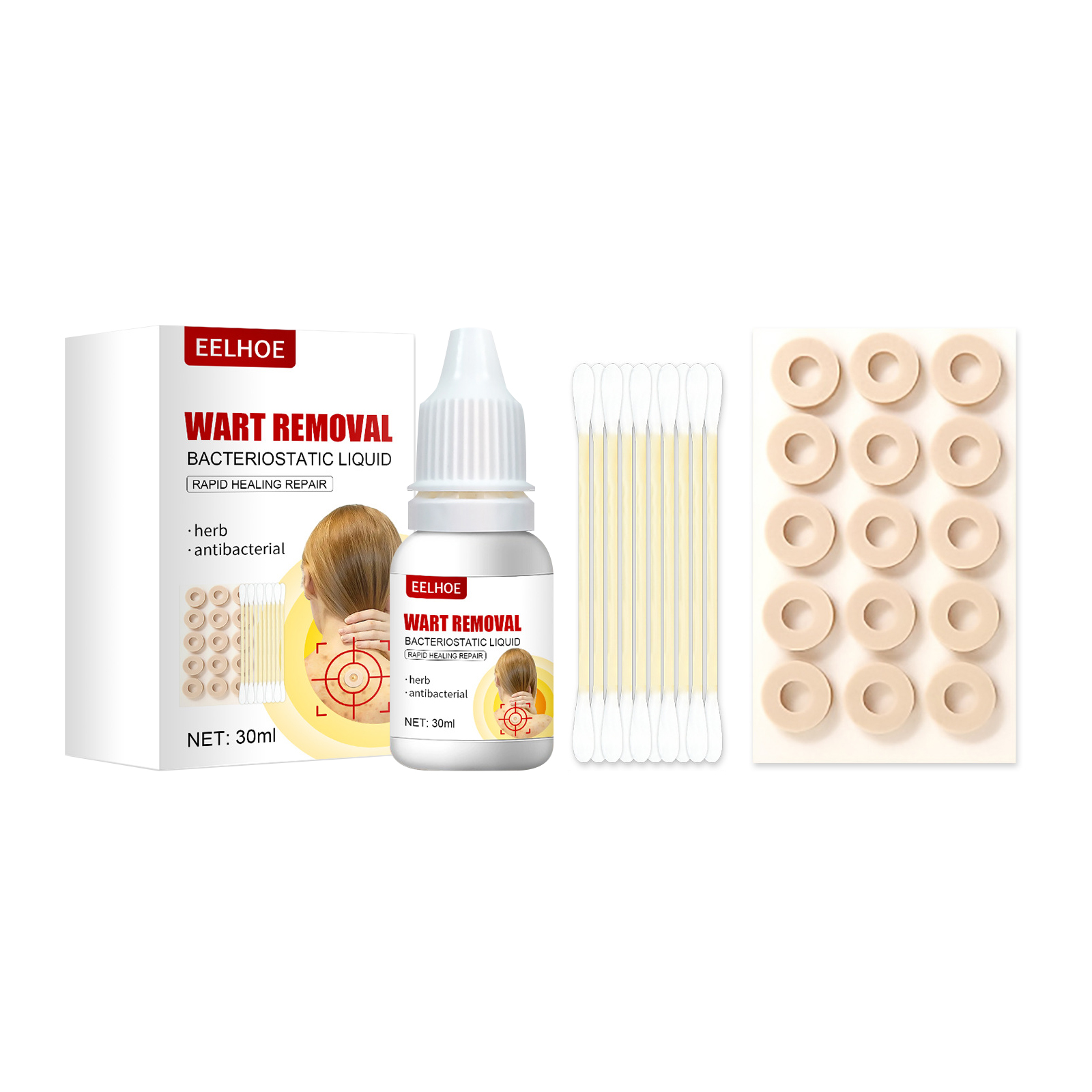 

free freight eelhoe antiwarts antibacterial liquid normal skin and facial cream removes warts