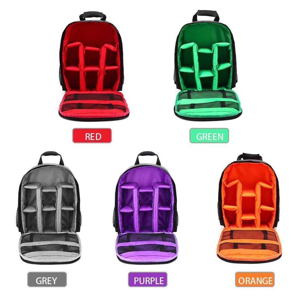 

DSLR Camera Bag Fashion Nylon Shoulder Bag Waterproof Camera Case Lens Pouch Bag Outdoor Photography Backpack