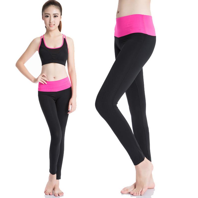 

Women Yoga Pants Sport Fitness Night Running Sportswear Tights Quick Drying Compression Trousers Gym Slim Legging, Black