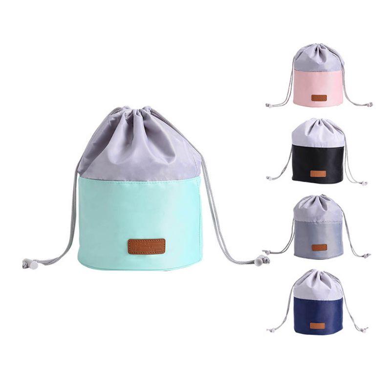 

Cosmetic Storage Portable Makeup Travel Toiletry Vfuqt Organizer Drawstring Pouch Case Women Bag Whgdf, Blue