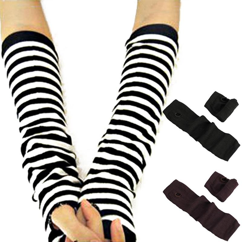 

Winter Long Section Of Wool Fingerless Gloves Hot Color Can Be Authentic Can Dropshipping Sleeve