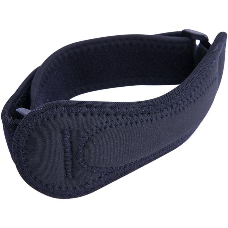 

2PCS Soft Brace Knee Protector Belt Adjustable Patella Tendon Strap Guard Support Pad for Men Outdoor Sports Black