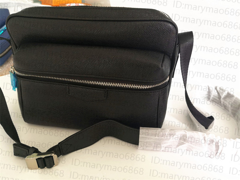 

Classic Designers Mens Messenger Bag Shoulder Bags leisure Fashion BLACK Trip bags Briefcase Crossbody Good quality leather student BAGS M3, Blue