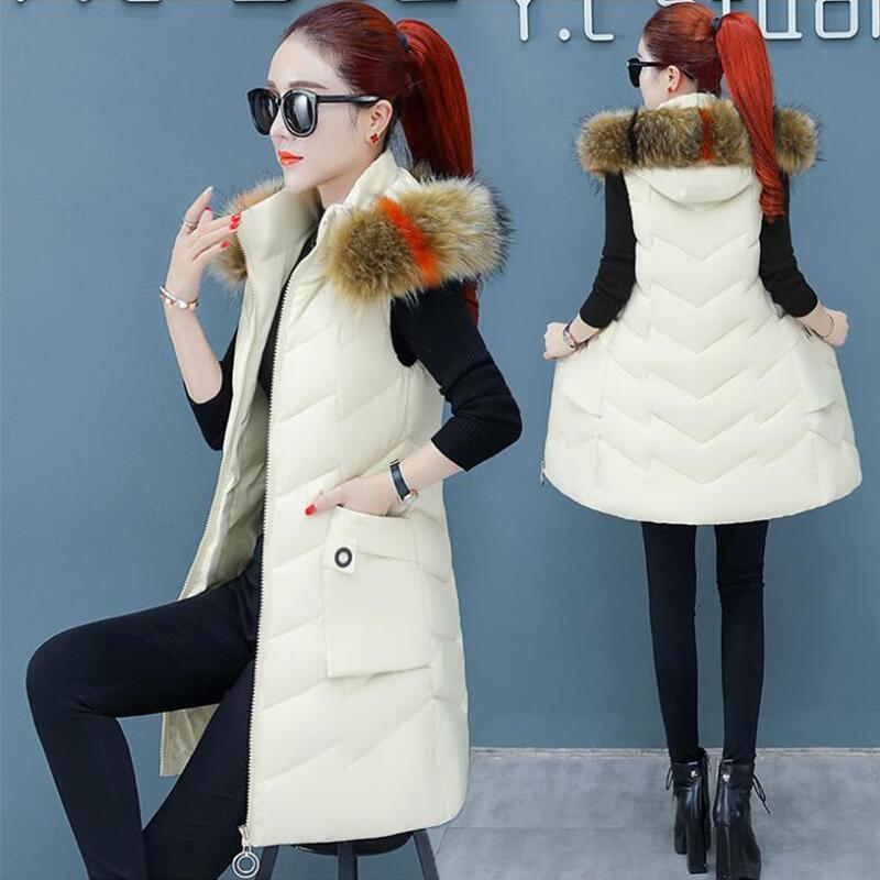 

Winter of women vest 2020 leather jacket with hoodie women's clothing outerwear, Blue