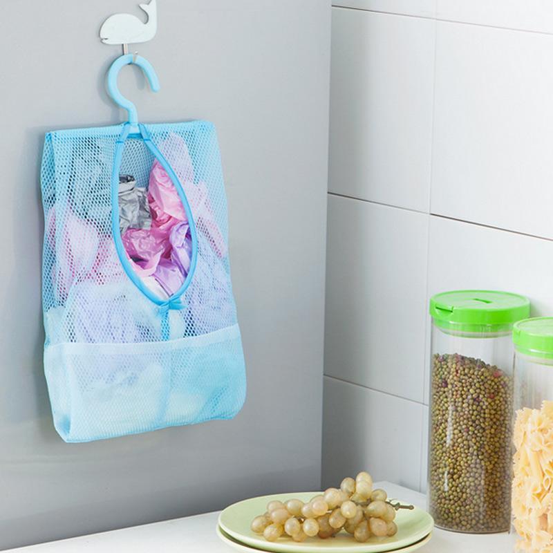 

Multi-function Bedroom Bathroom Space Saving Hanging Mesh Bags Clothes Organizer 2020ing1, Green