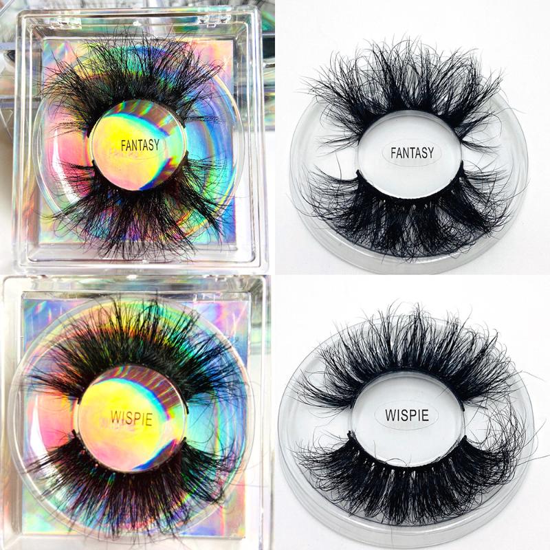 

27MM Mink False Eyelashes 3D Dramatic Wispy Fluffy Long Lashes Extension Cruelty-free Handmade Fake Lash Eye Makeup Tools