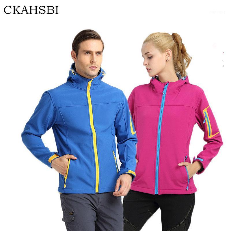 

CKAHSBI Mens Women Softshell Unisex Outdoor Jackets Winter Hiking Jackets Camping Coats Waterproof Windproof Climbing1, Q187 men orange