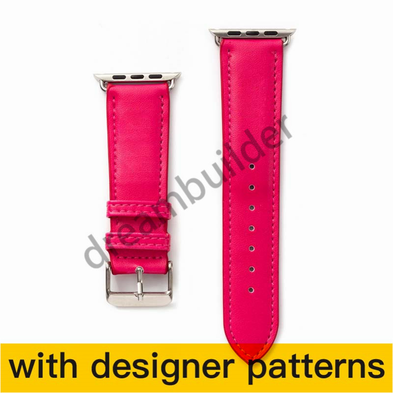 

fashion Watchbands for Apple Watch Band 42mm 38mm 40mm 44mm iwatch 1 2 345 bands Leather Strap Bracelet Fashion Stripes