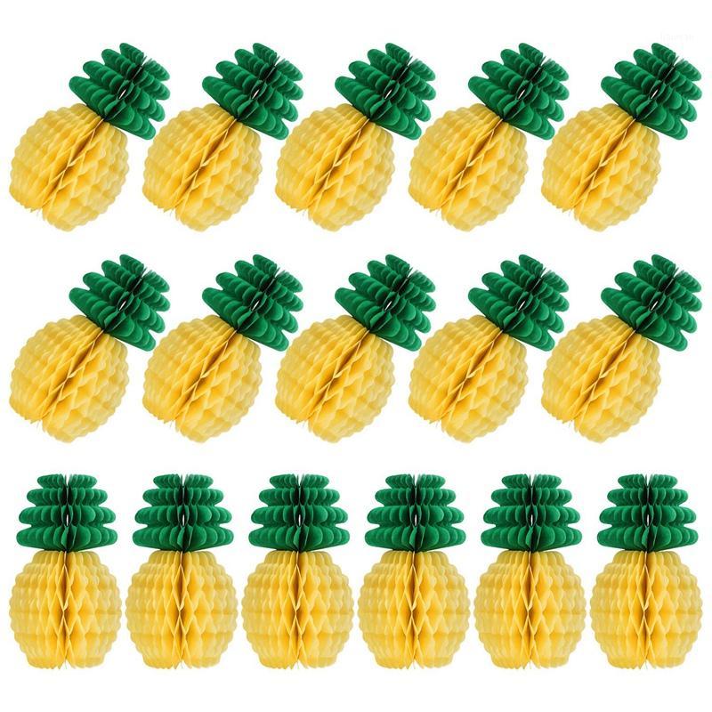 

Pineapple Honeycomb Centerpieces Tissue Paper Pineapple Party Supplies Table Hanging Decoration Hawaiian Luau Party Birthday Wed1, As show