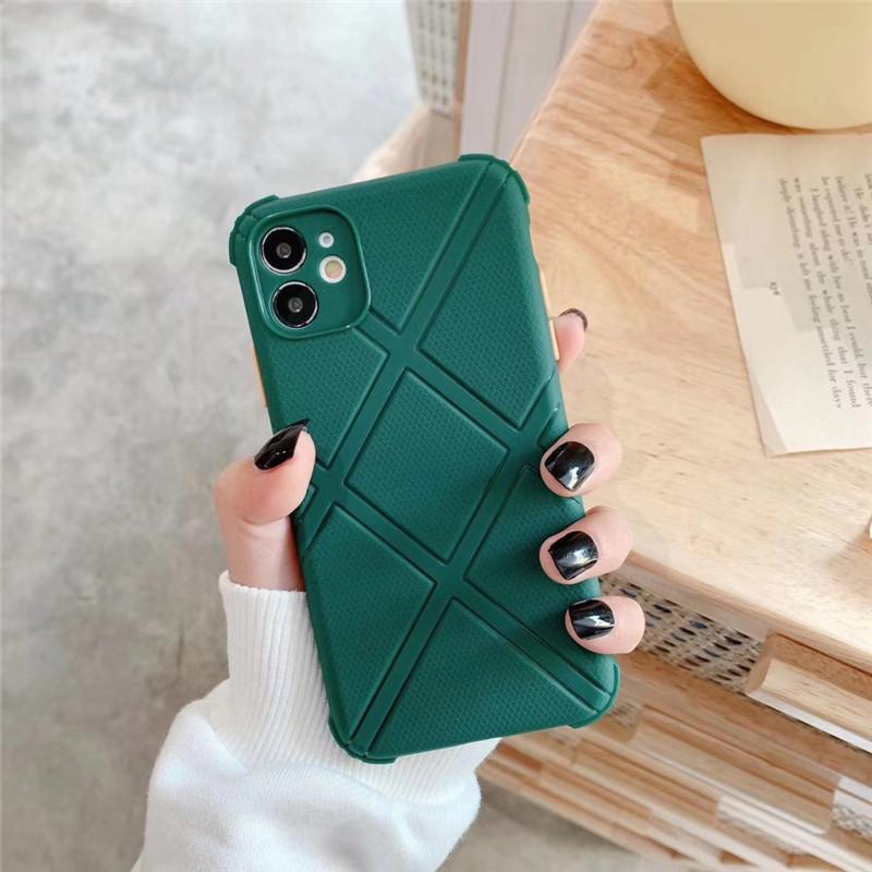 For new iphone 12 Rhombus armor phone cases for iphone 12 pro max 11 xs max xr 7plus Phone Case Back Cover